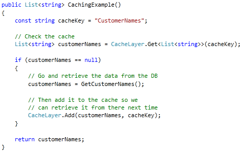 Cache Example