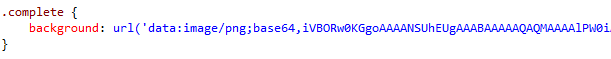 CSS Data URI
