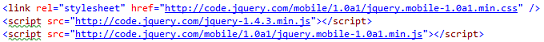 Jquery Mobile