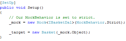 Moq Behavior