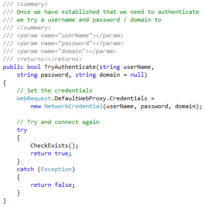 Try Authenticate
