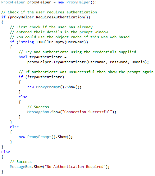Proxy Authentication