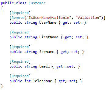 MVC Model