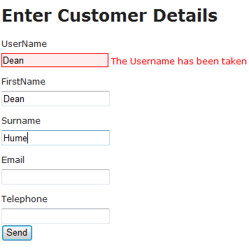 MVC View Failure