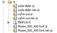 Minify tool
